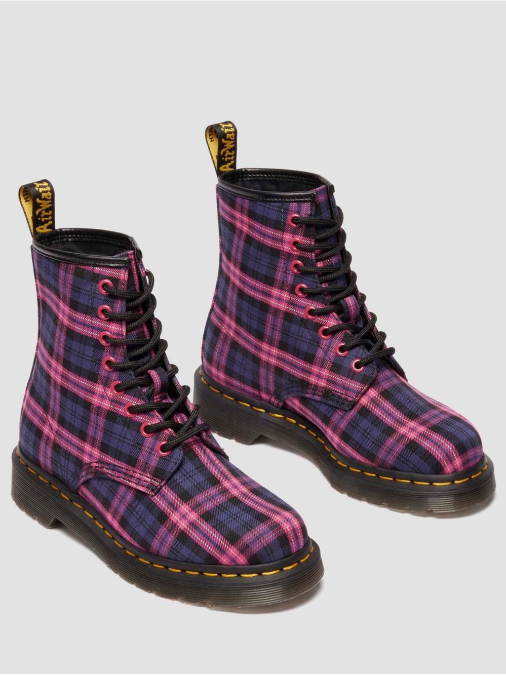 Dr. Martens 1460 TARTAN Lace Up Boots - Picture 5 of 12